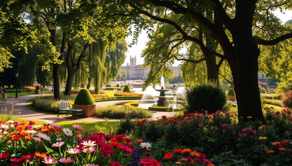 Hidden gardens in London St. James's Park